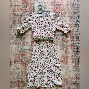 Rouje Caitlin Dress in Blanc